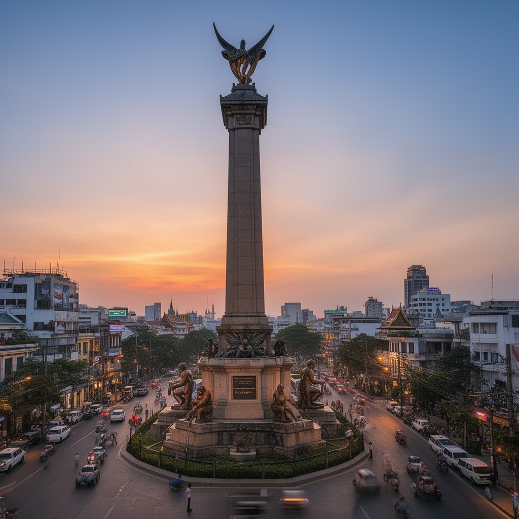 AI-generated illustration of Victory Monument