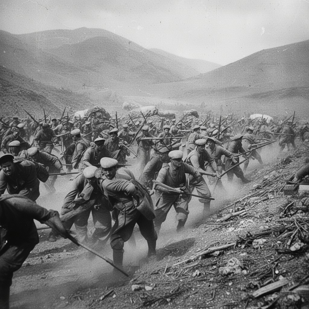 AI-generated illustration of Battle of Vitsi