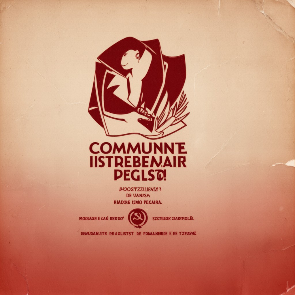 AI-generated illustration of Communist Youth League of Hungary