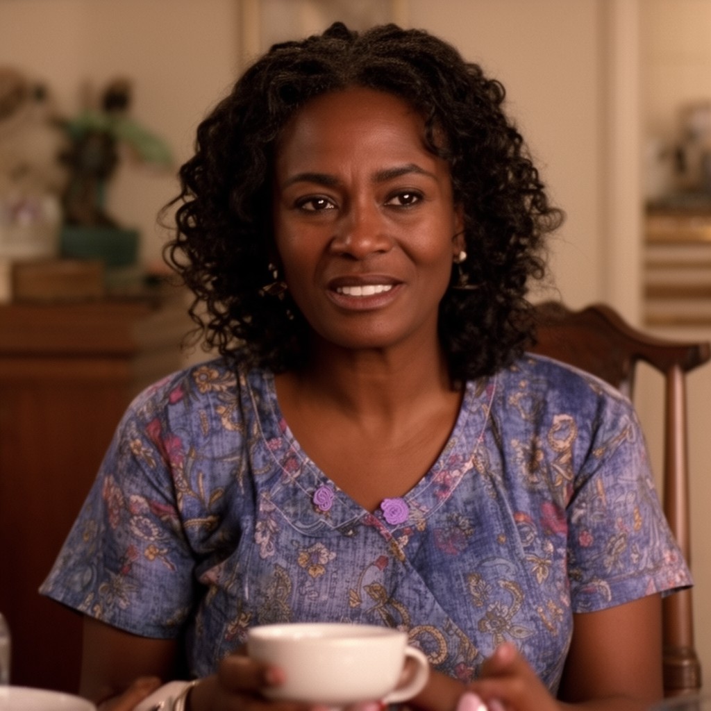 AI-generated illustration of Celie Johnson