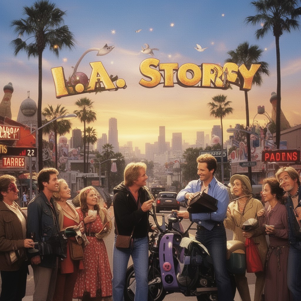 AI-generated illustration of L.A. Story