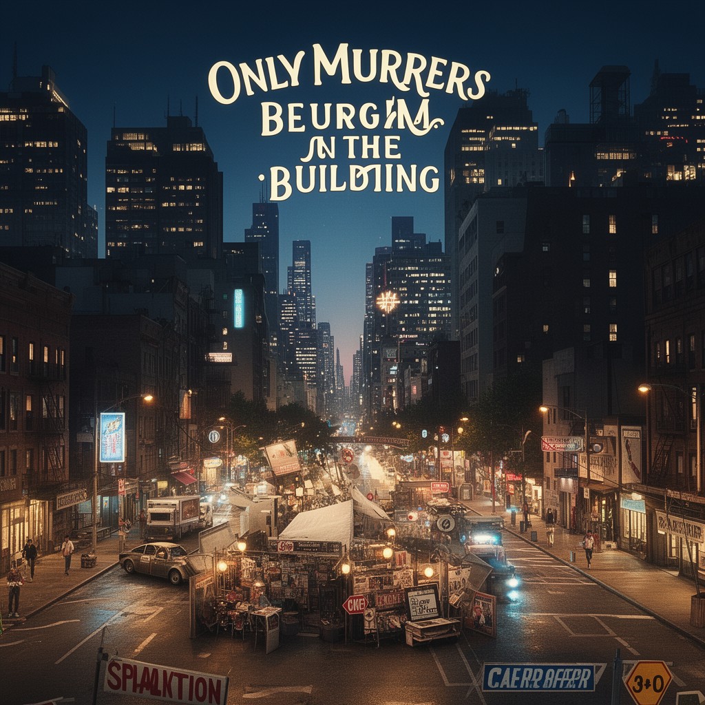 AI-generated illustration of Only Murders in the Building
