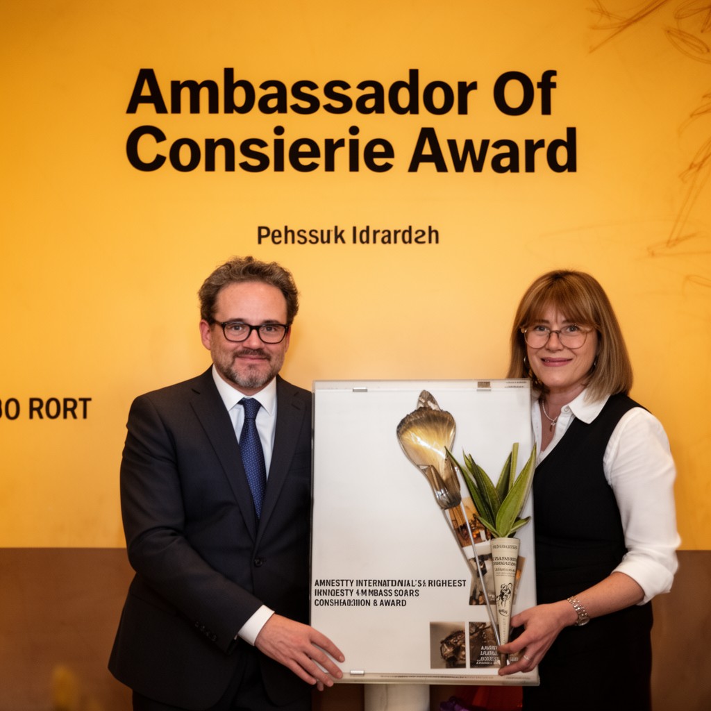 AI-generated illustration of Ambassador of Conscience Award