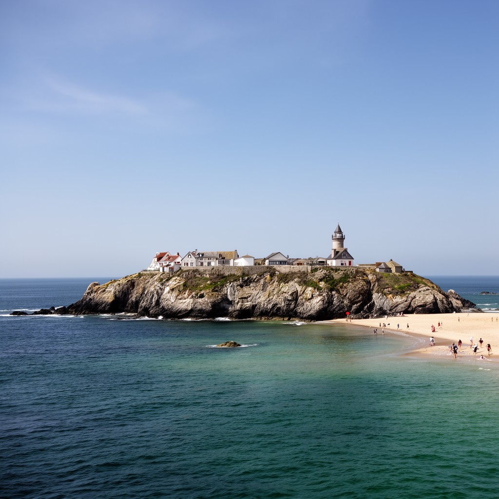 AI-generated illustration of Île d’Yeu