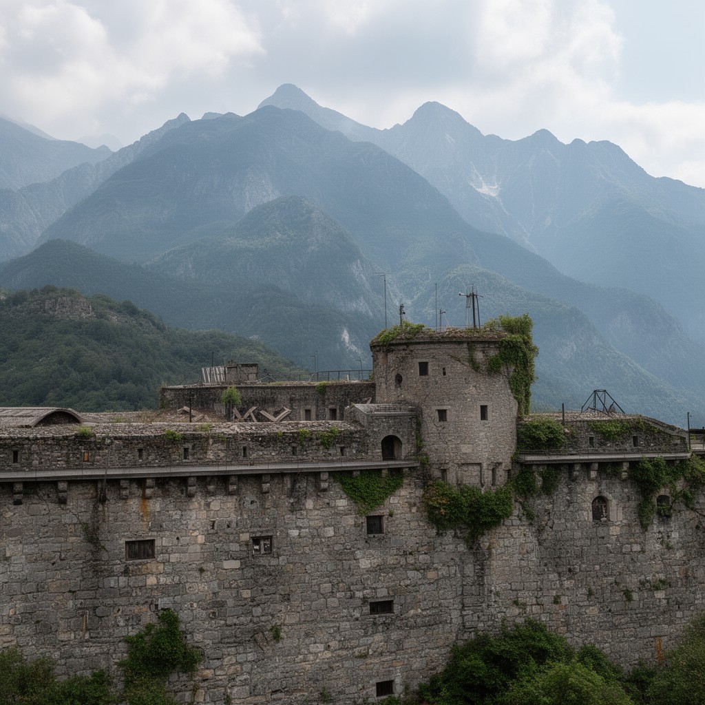AI-generated illustration of Fort du Portalet