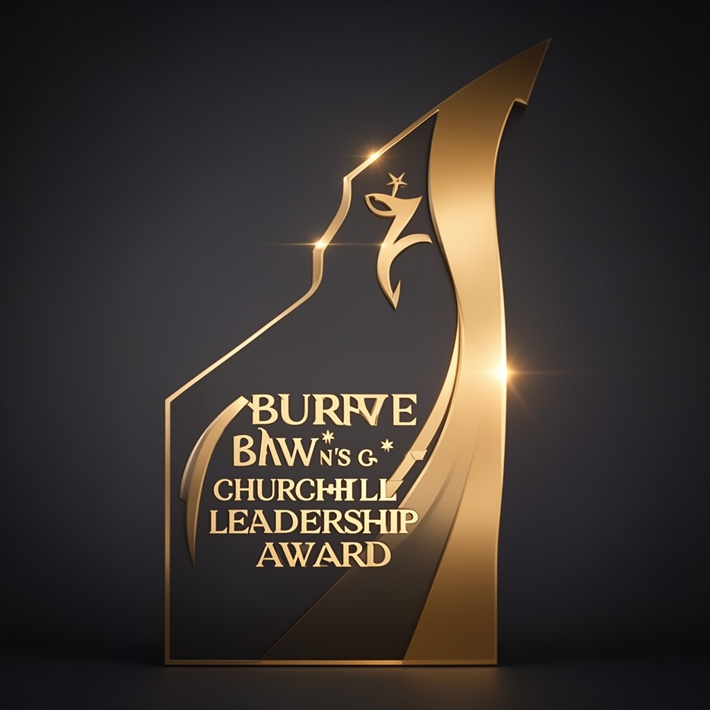 AI-generated illustration of Churchill Leadership Award