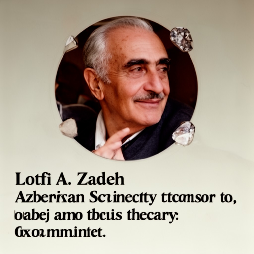 AI-generated illustration of Lotfi A. Zadeh