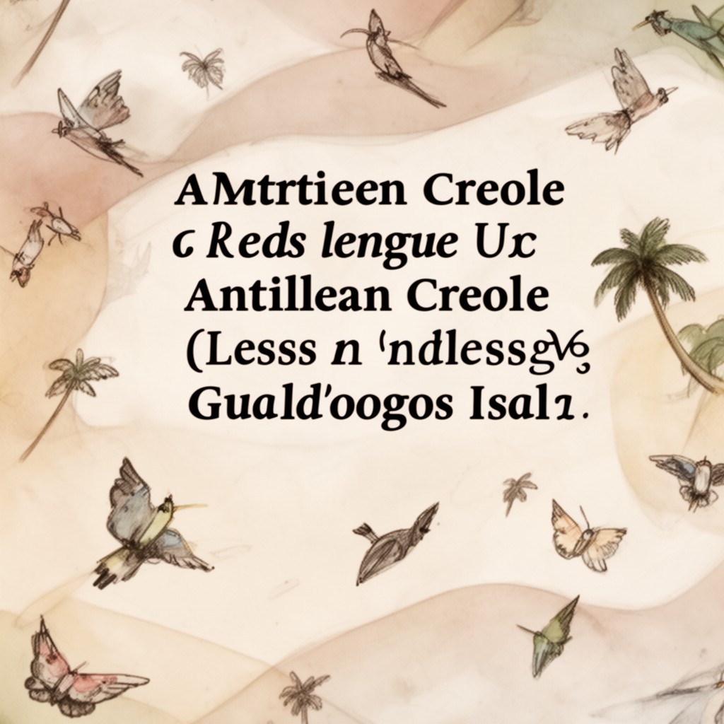 AI-generated illustration of Antillean Creole