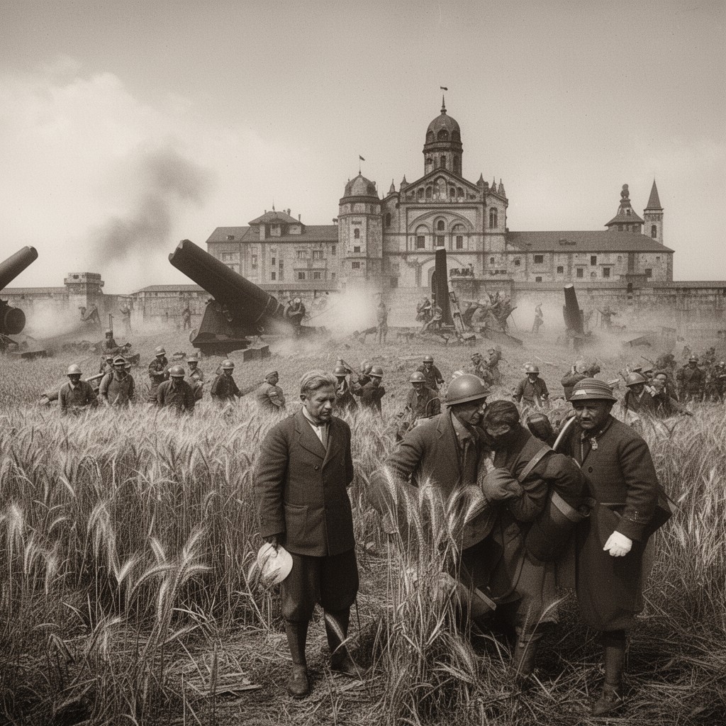 AI-generated illustration of Battle for Grain