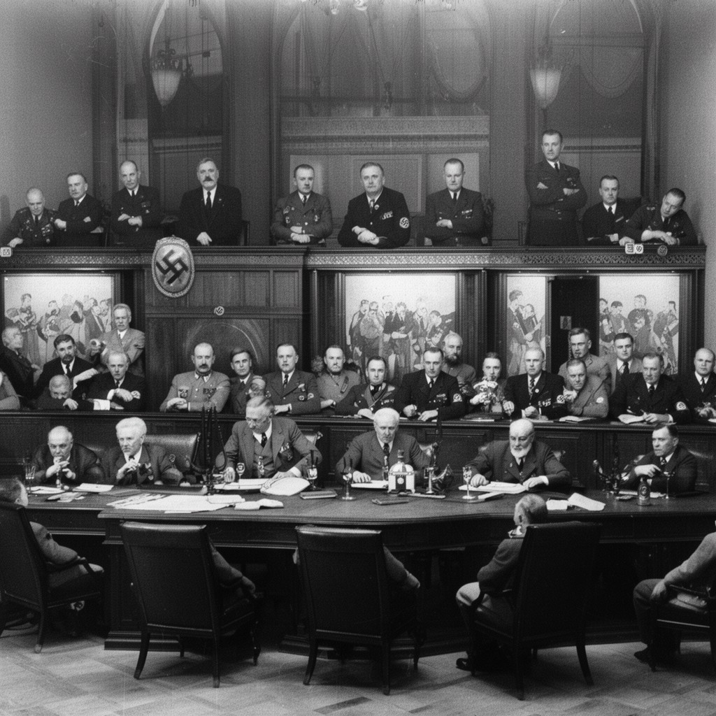 AI-generated illustration of Cabinet of Adolf Hitler