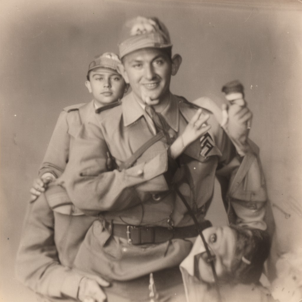 AI-generated illustration of Reich Youth Leader