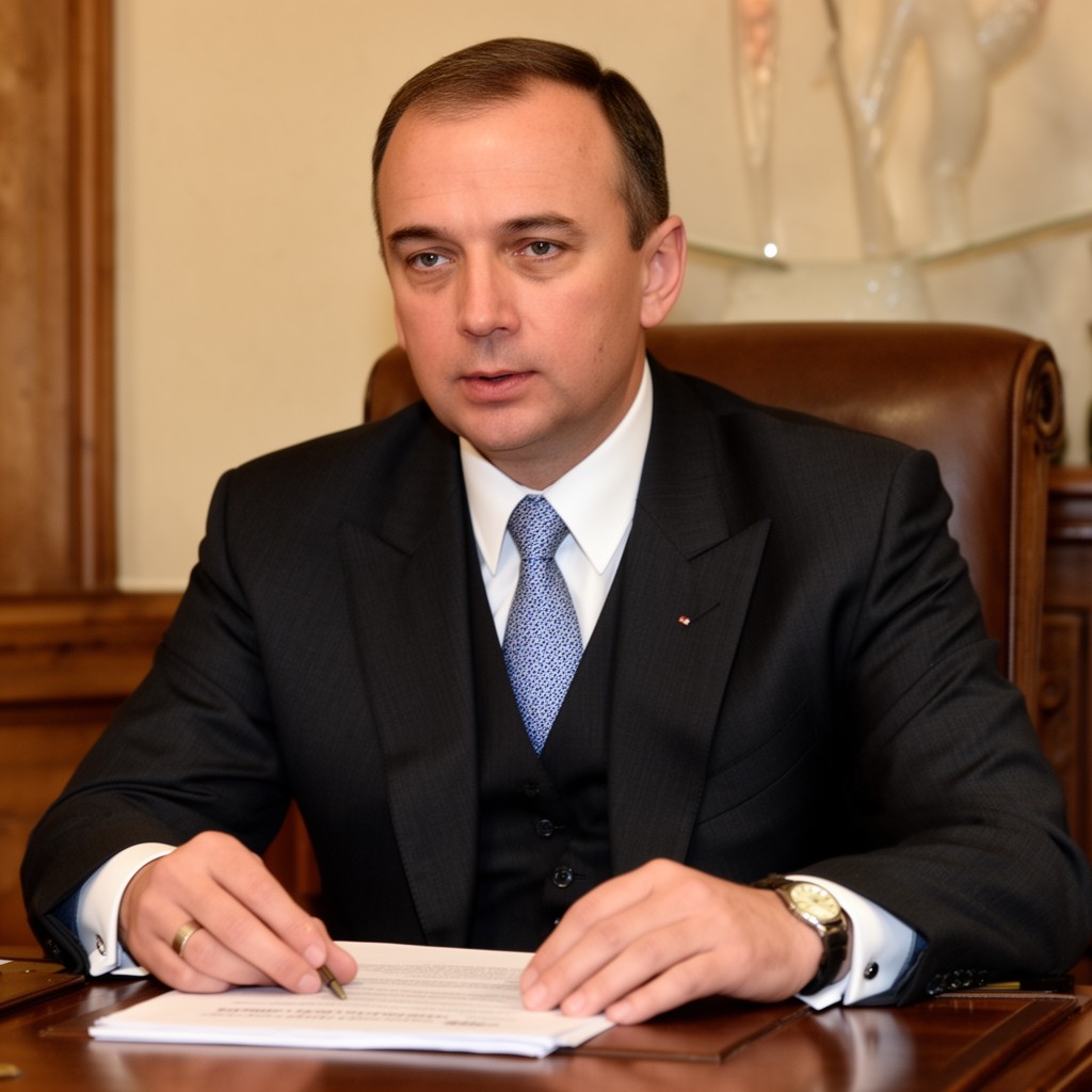 AI-generated illustration of President of the First Slovak Republic