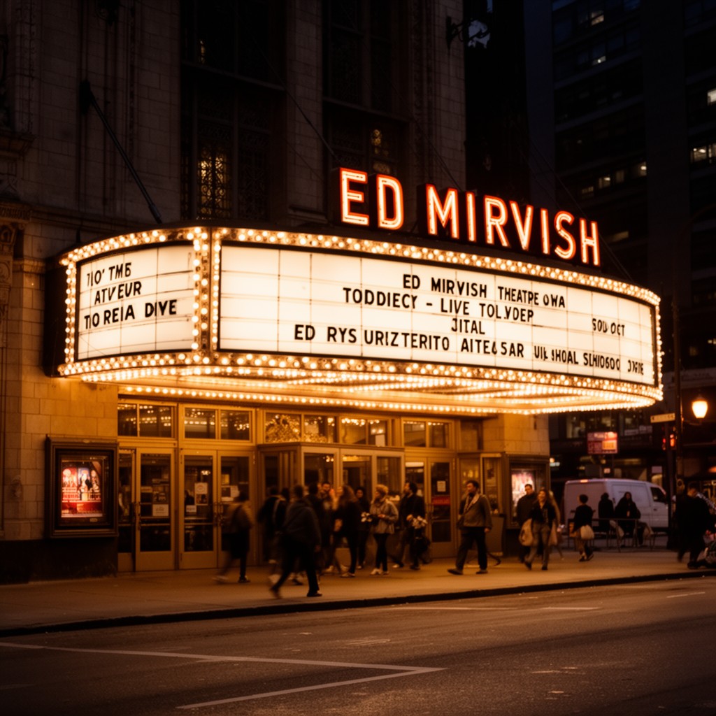 AI-generated illustration of Ed Mirvish Theatre
