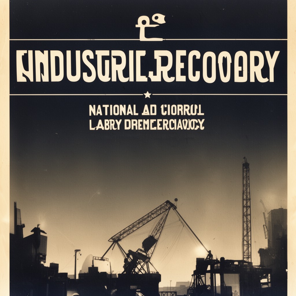 AI-generated illustration of National Industrial Recovery Act