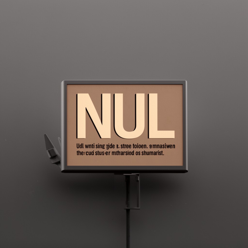 AI-generated illustration of NUL