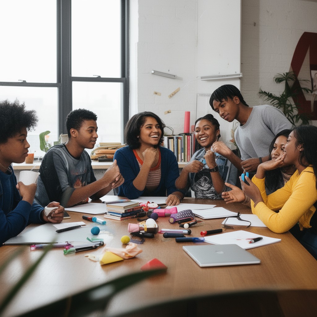 AI-generated illustration of Urban Youth Empowerment Program