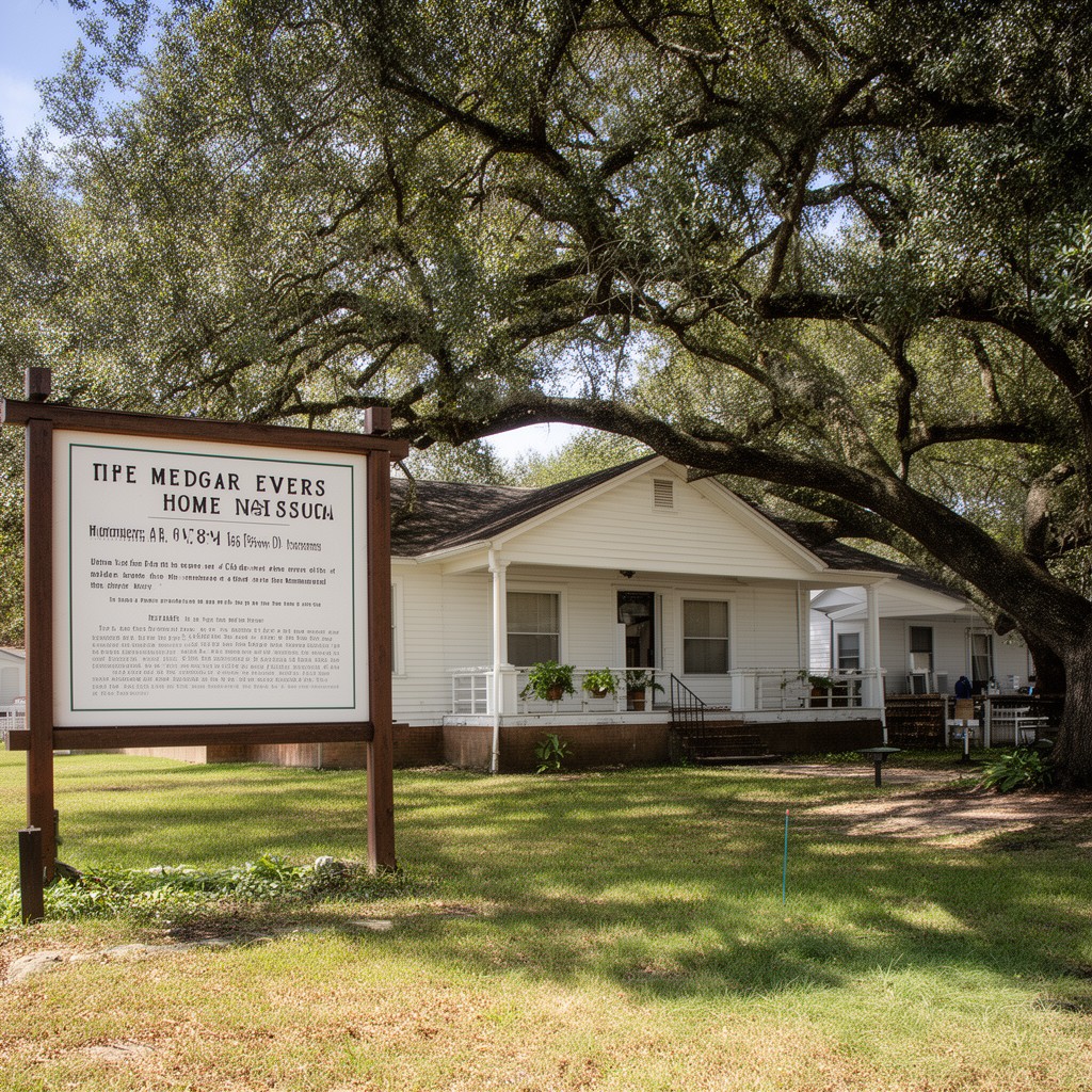 AI-generated illustration of Medgar Evers Home Museum