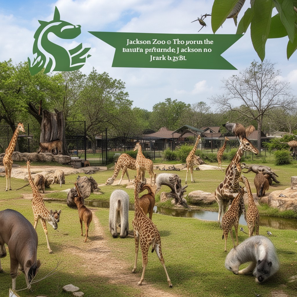 AI-generated illustration of Jackson Zoo