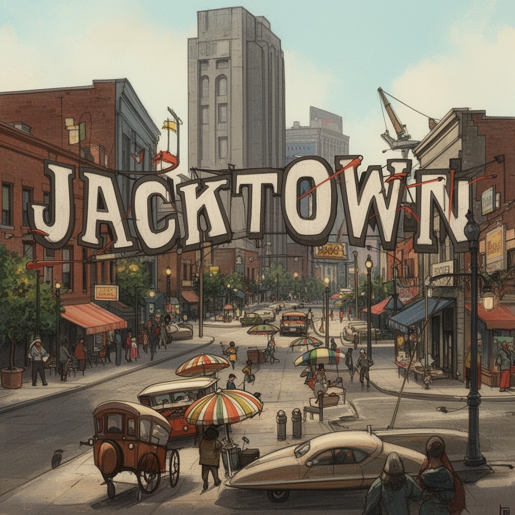 AI-generated illustration of Jacktown