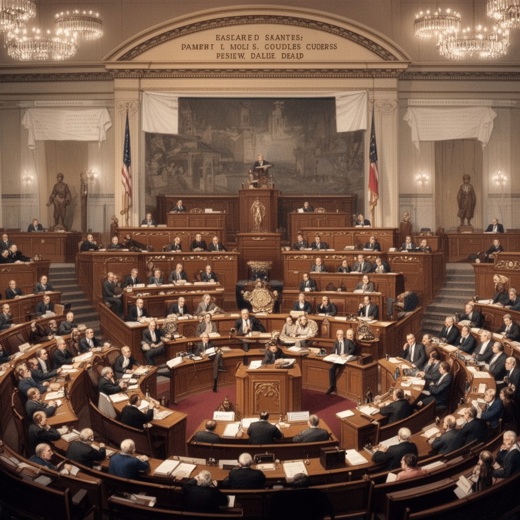 AI-generated illustration of 75th United States Congress