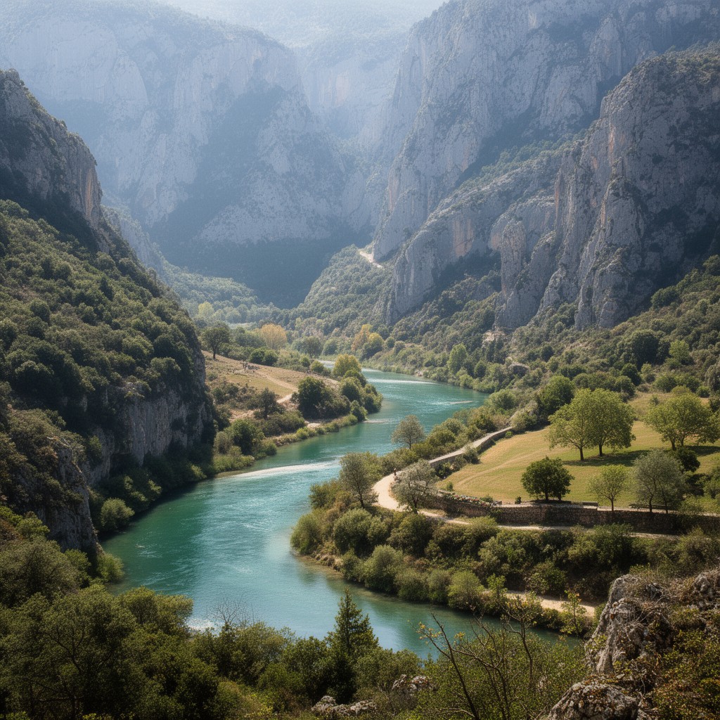AI-generated illustration of Tarn River