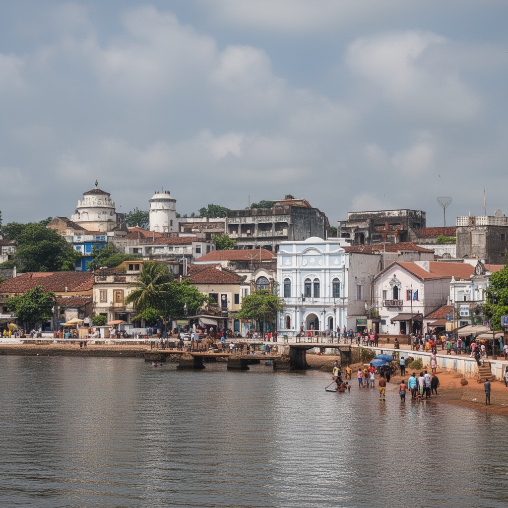 AI-generated illustration of Panaji