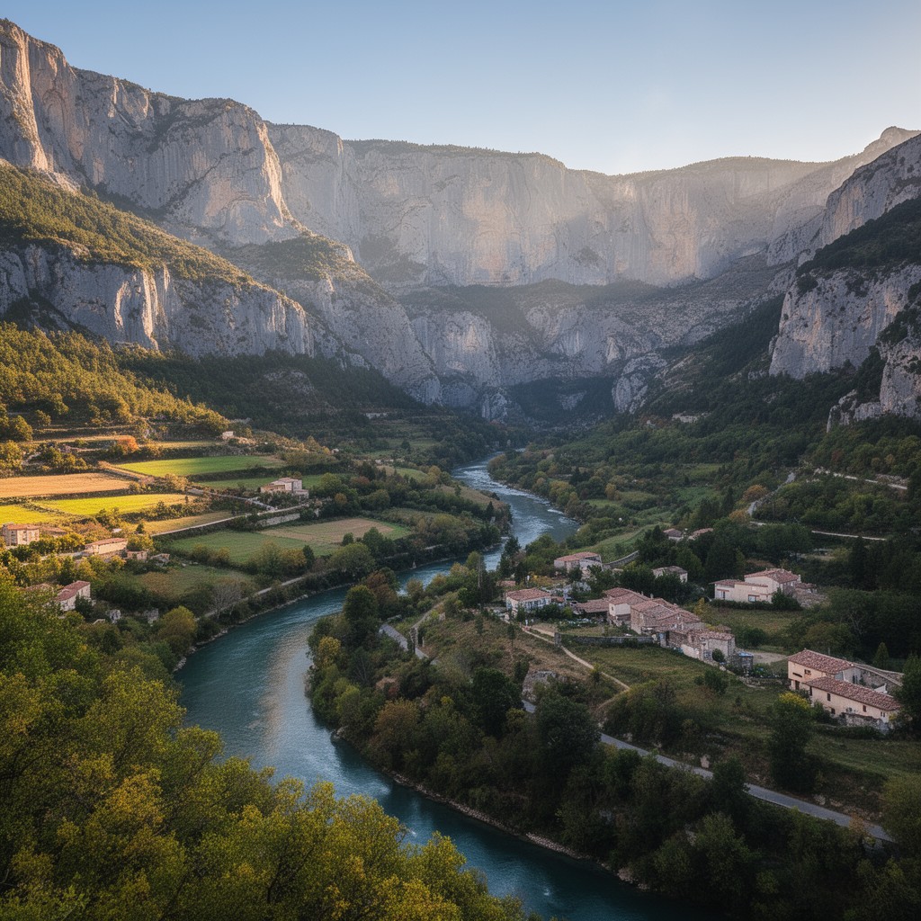 AI-generated illustration of Ardèche