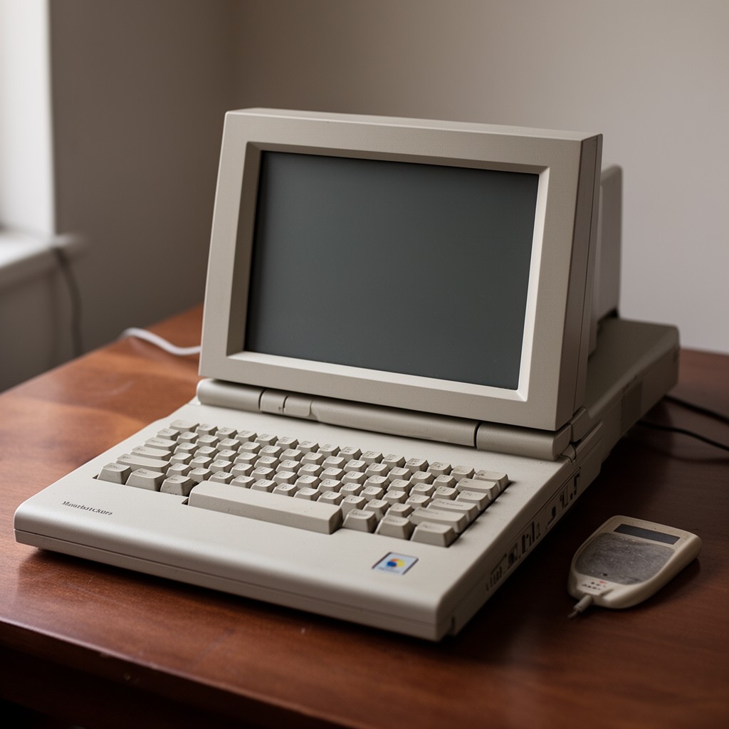 AI-generated illustration of Macintosh Portable