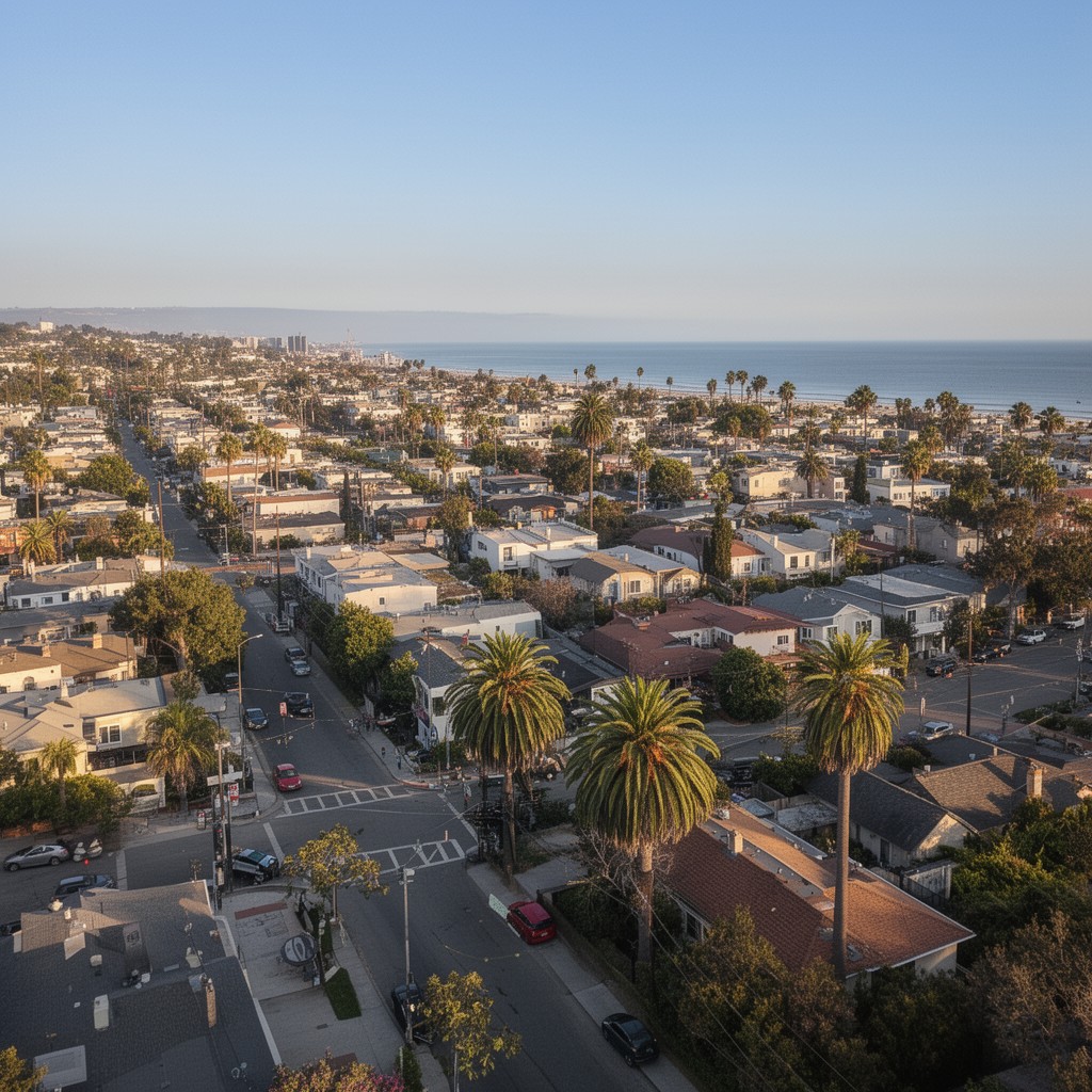 AI-generated illustration of Mar Vista