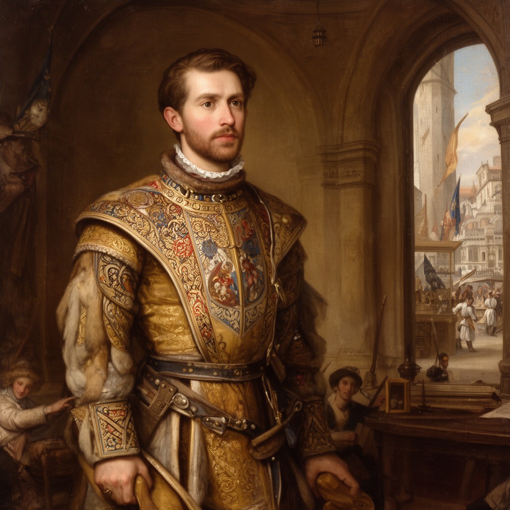AI-generated illustration of Henry V of England