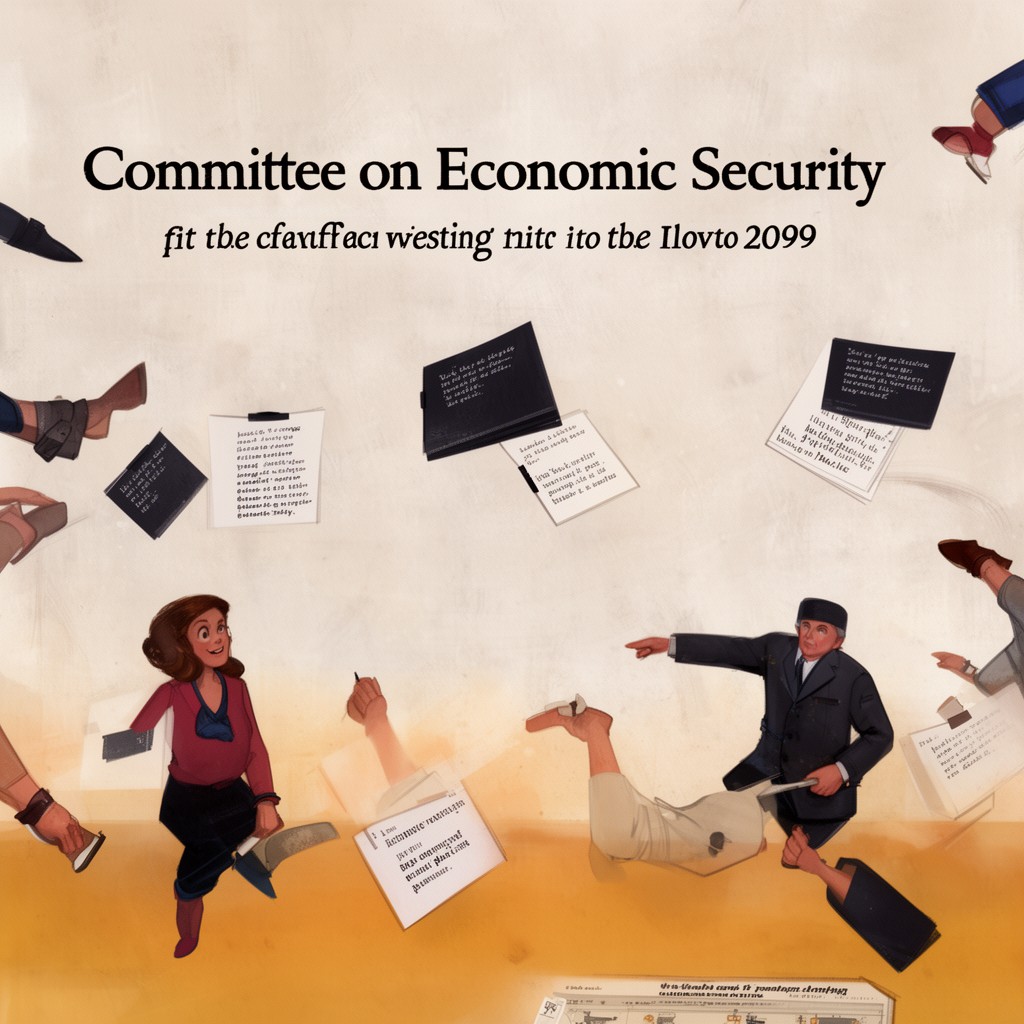 AI-generated illustration of Committee on Economic Security