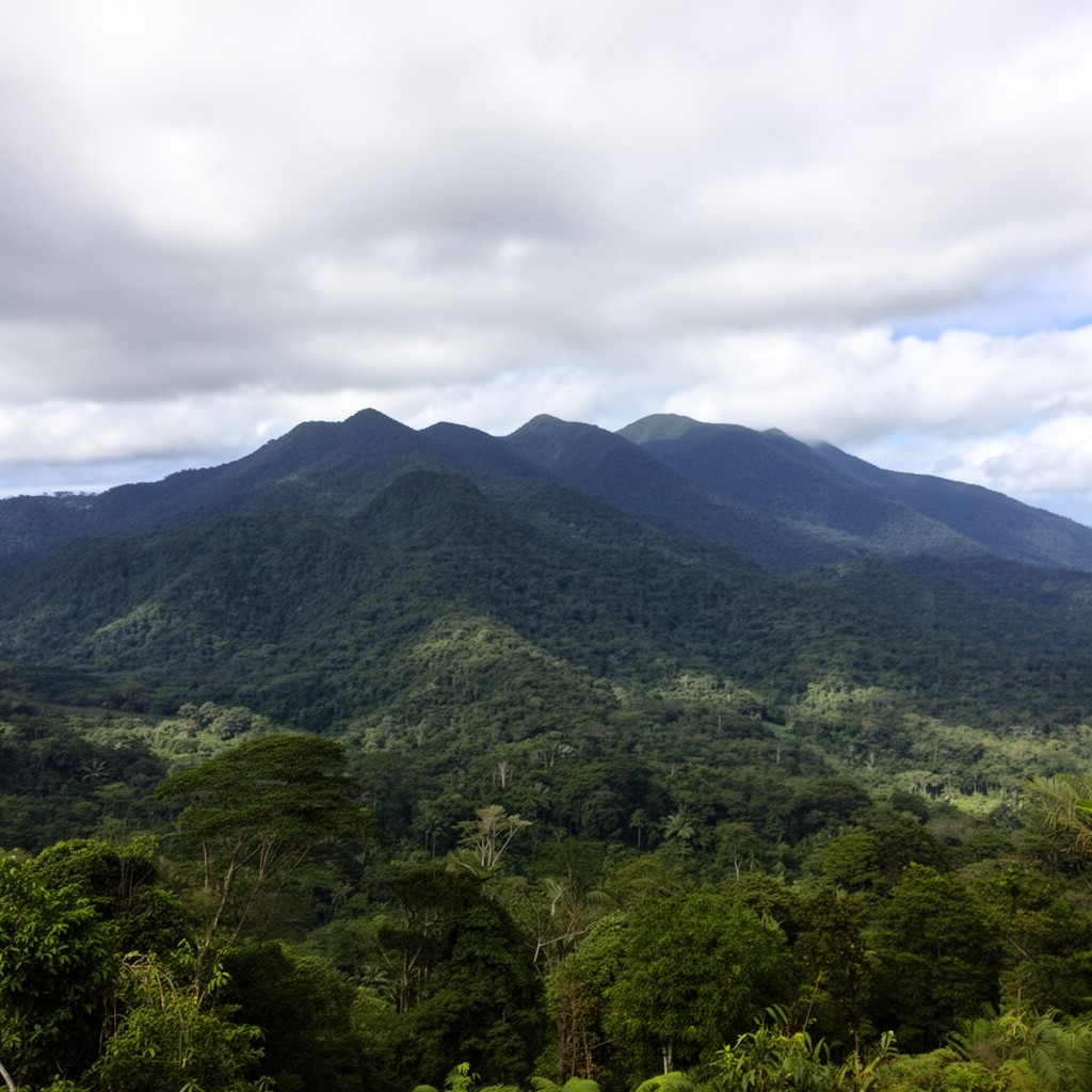 AI-generated illustration of Cordillera de San Blas