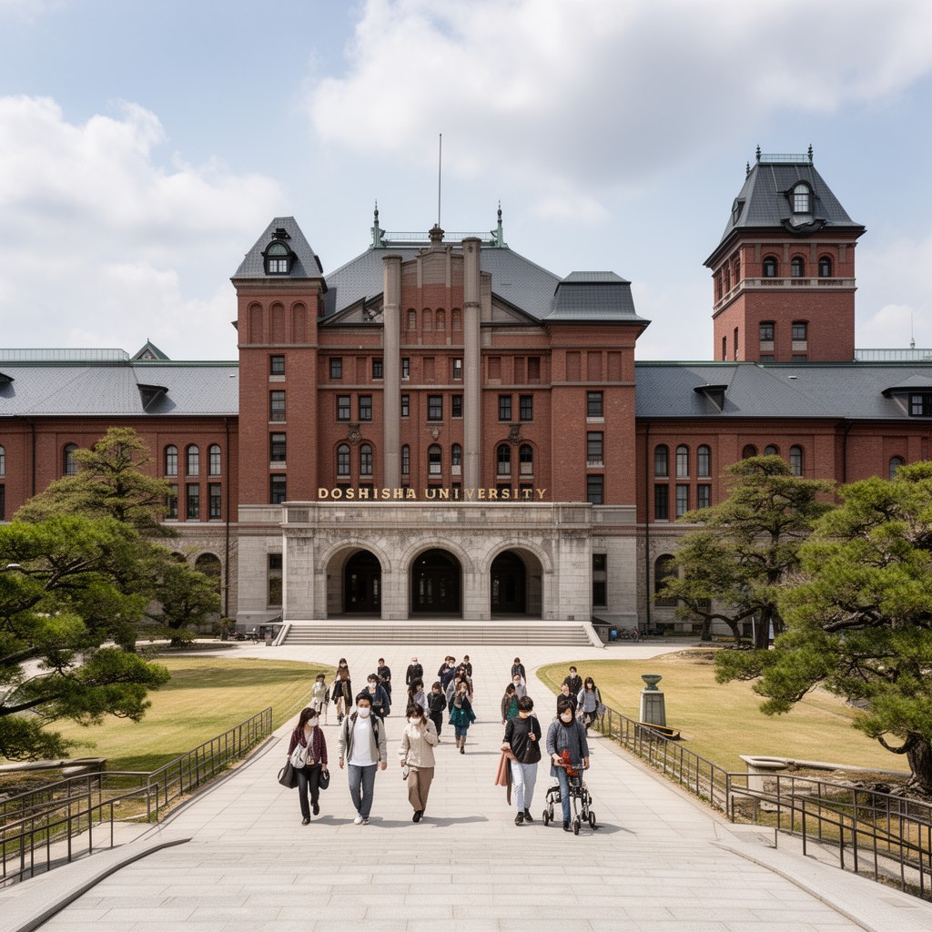 AI-generated illustration of Doshisha University