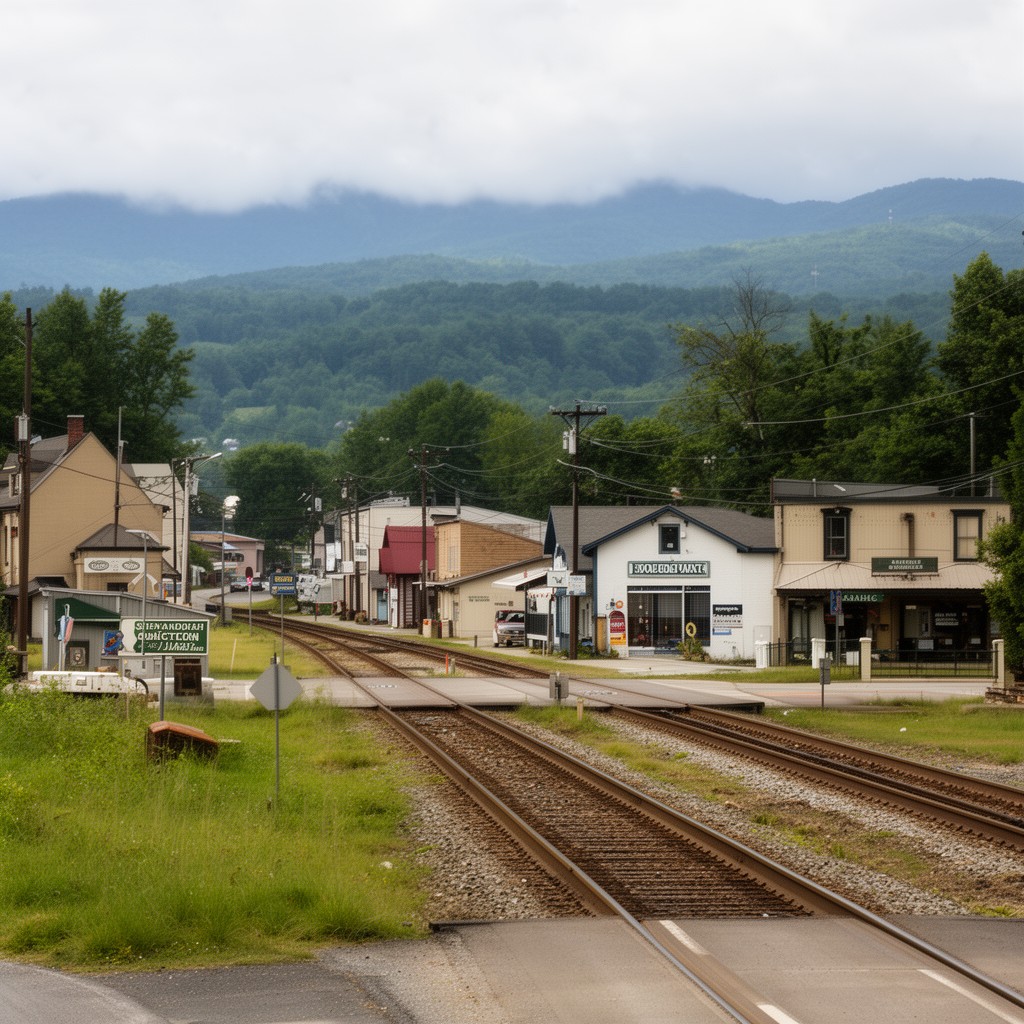 AI-generated illustration of Shenandoah Junction, West Virginia