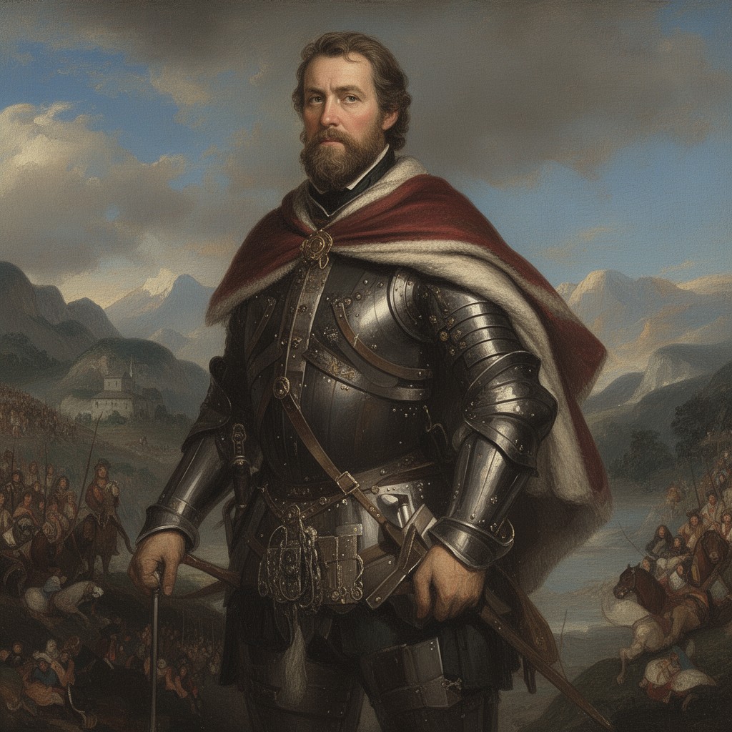 AI-generated illustration of Sir James Douglas