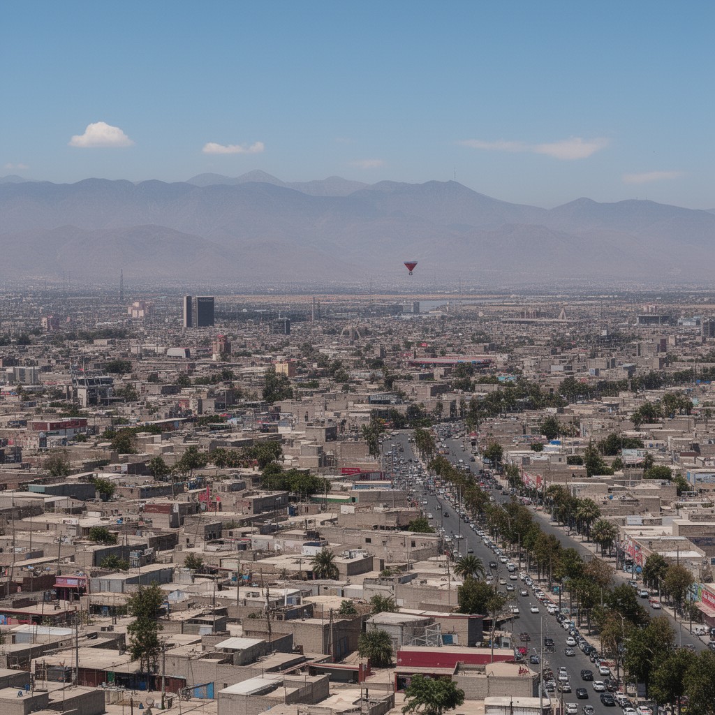 AI-generated illustration of Ciudad Juárez