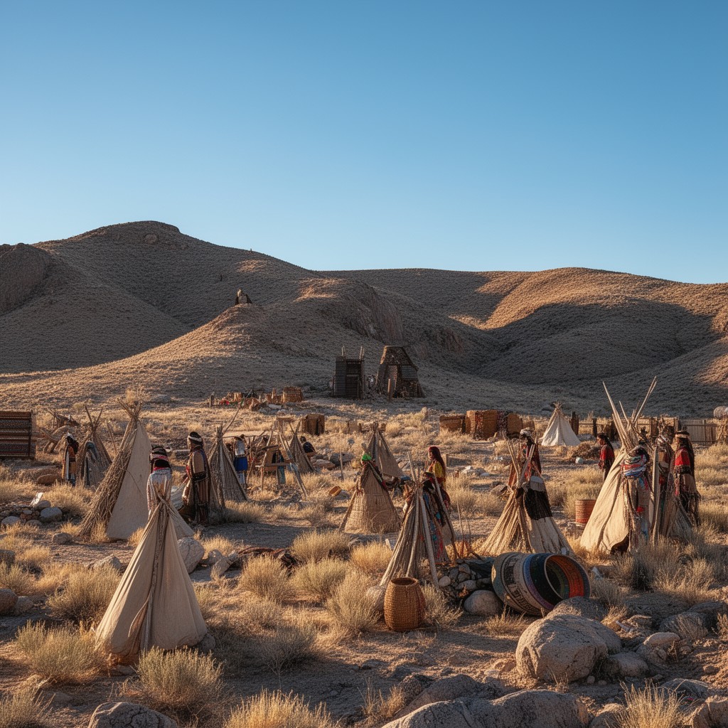 AI-generated illustration of Paiute