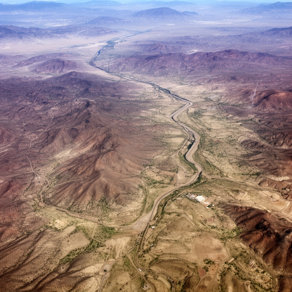 AI-generated illustration of Rio Grande Rift