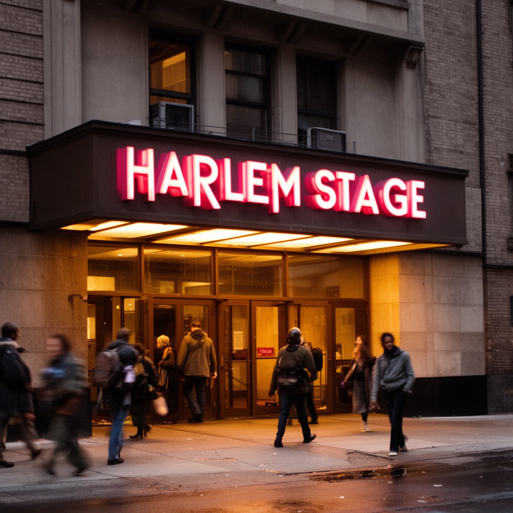 AI-generated illustration of Harlem Stage