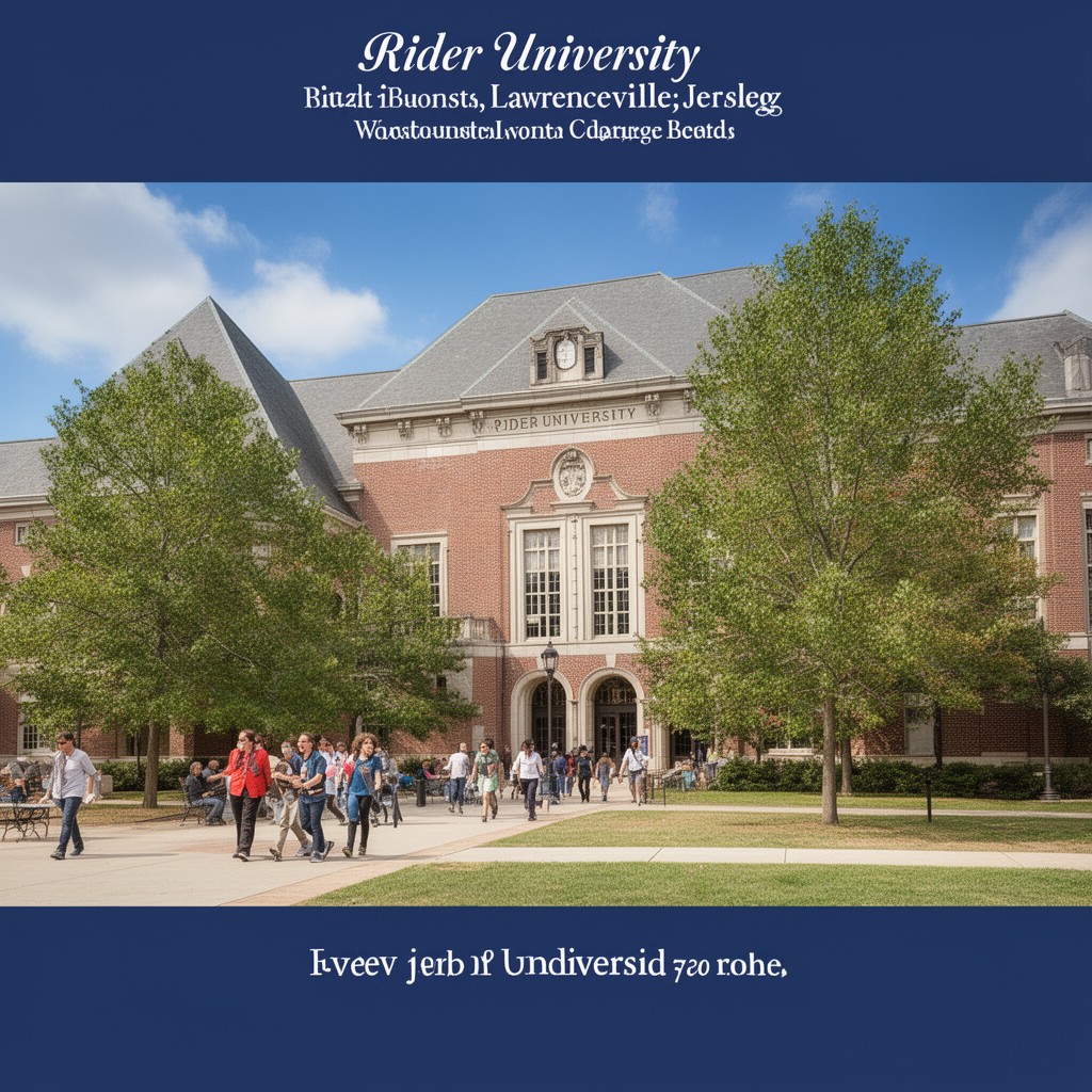 AI-generated illustration of Rider University
