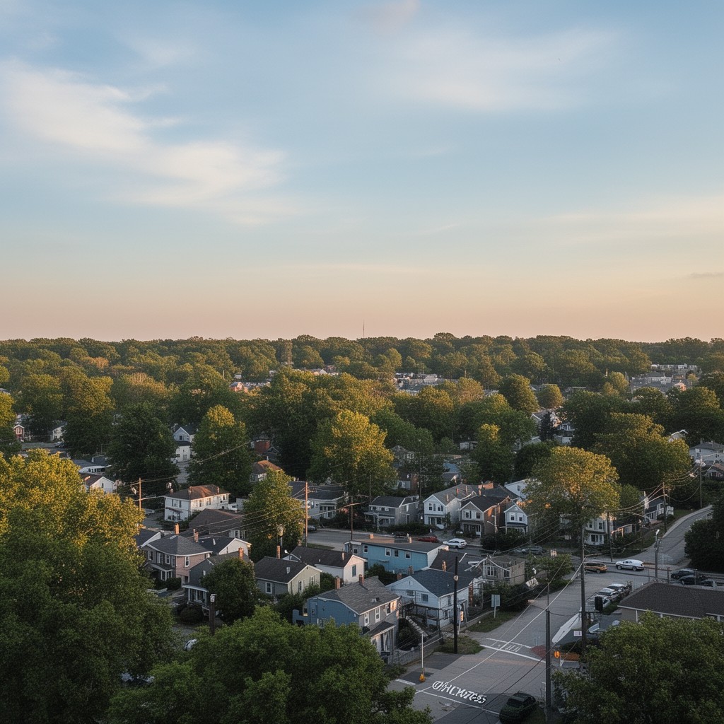 AI-generated illustration of Cheverly, Maryland
