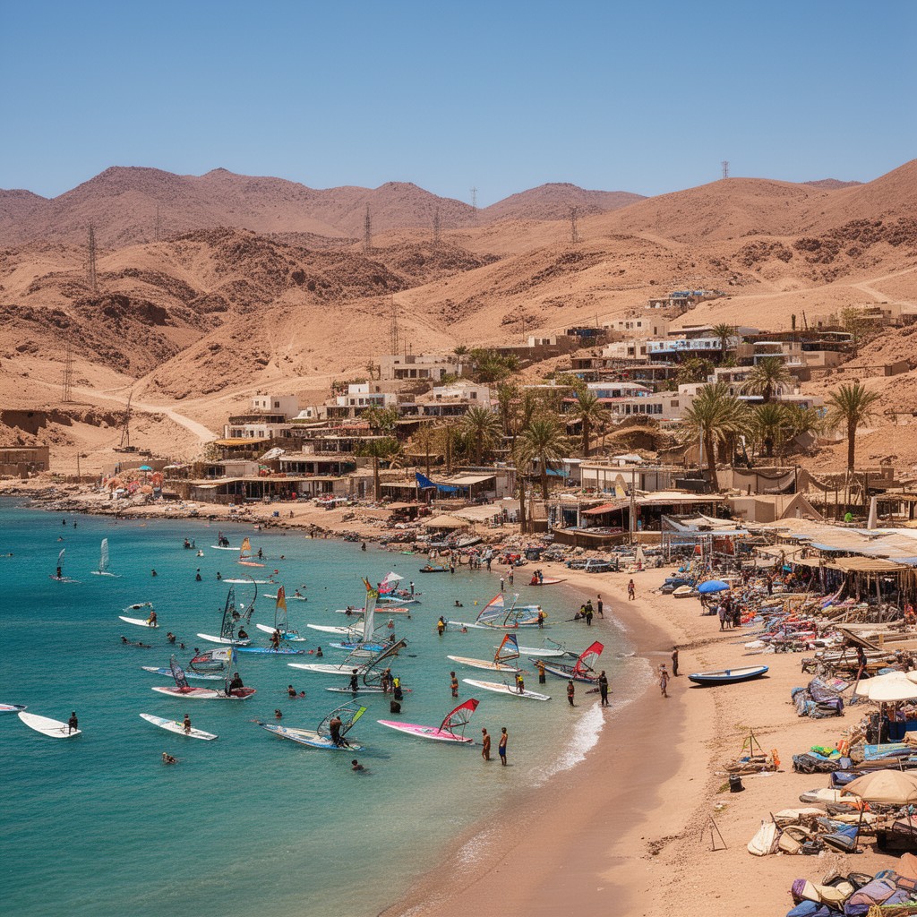 AI-generated illustration of Dahab