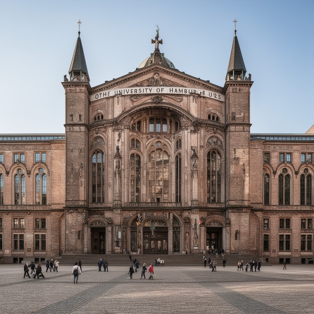 AI-generated illustration of University of Hamburg