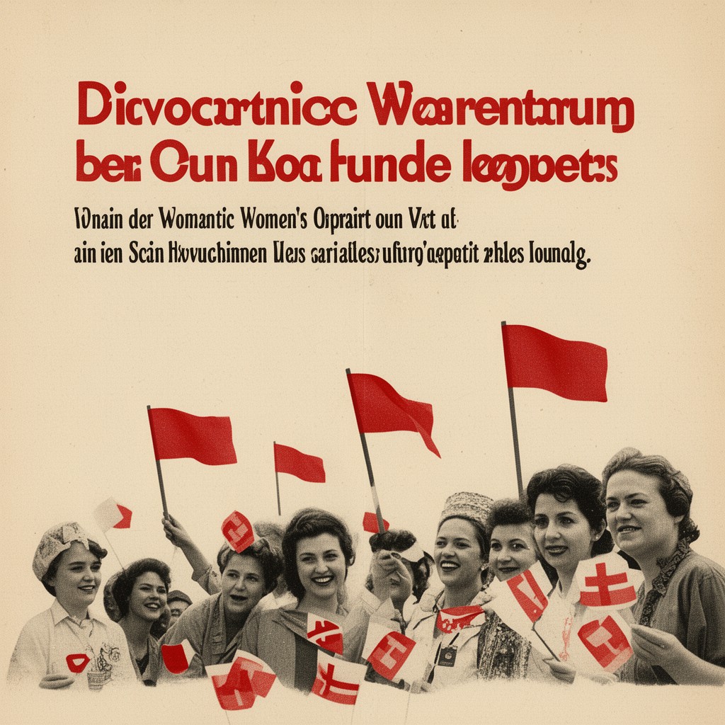 AI-generated illustration of Democratic Women’s League of Germany