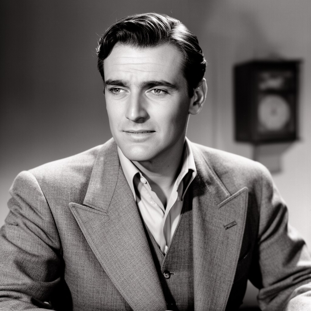 AI-generated illustration of Gary Cooper