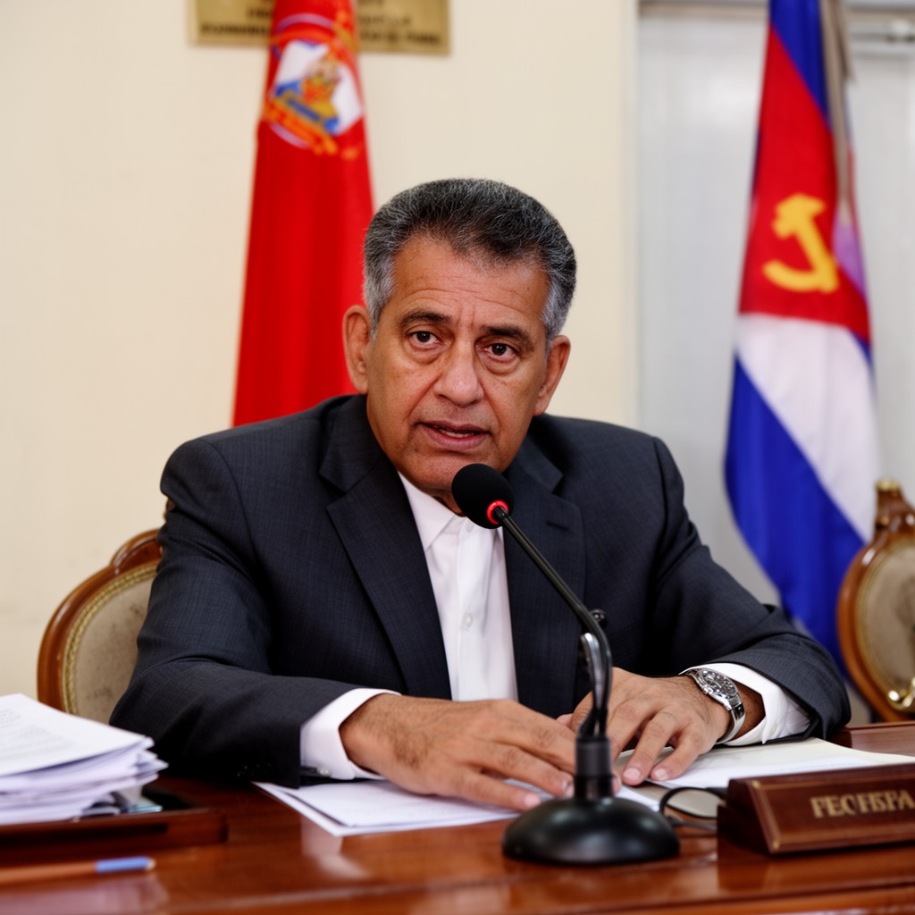 AI-generated illustration of Second Secretary of the Communist Party of Cuba
