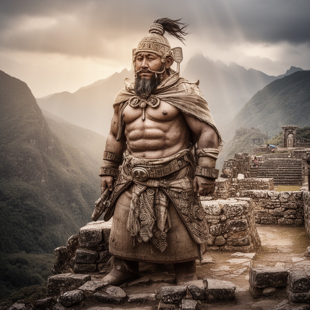 AI-generated illustration of Topa Inca Yupanqui