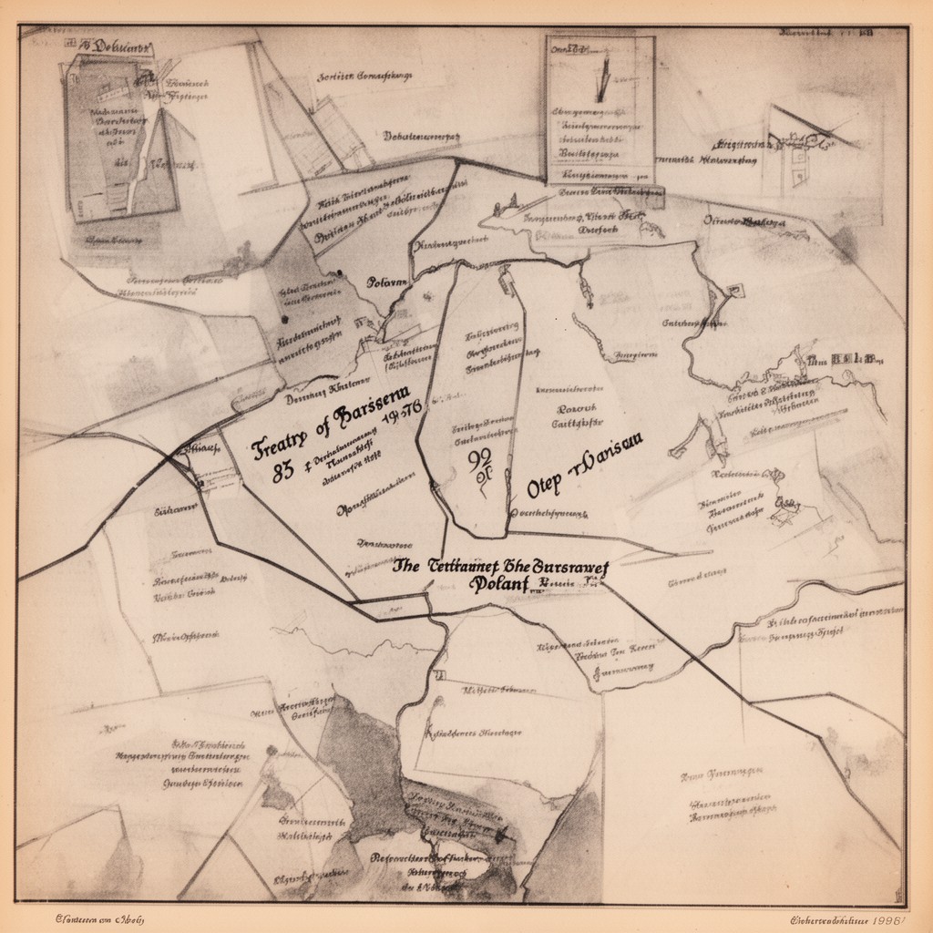 AI-generated illustration of Treaty of Warsaw (1970)
