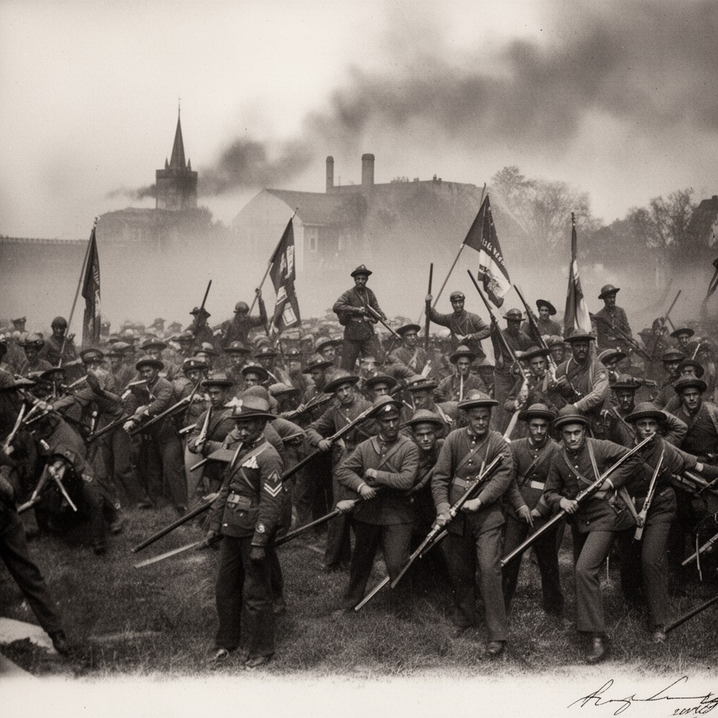 AI-generated illustration of Union Army