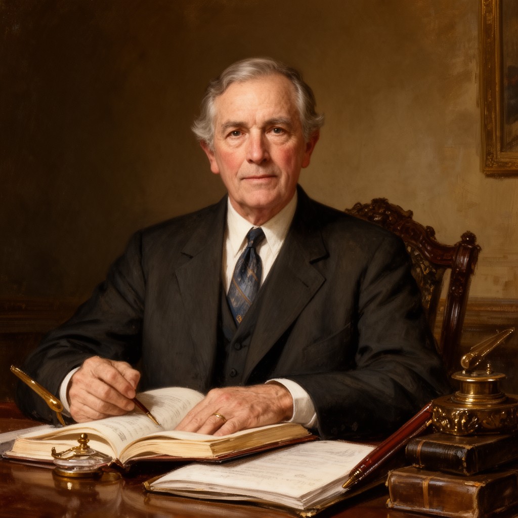 AI-generated illustration of William Gardner Choate